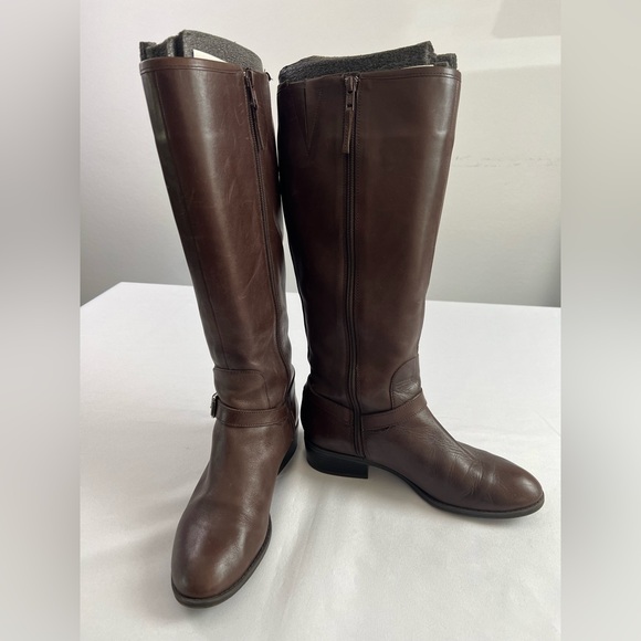 Lauren Ralph Lauren Shoes - Lauren Ralph Lauren Marion Brown Leather Riding Boots
